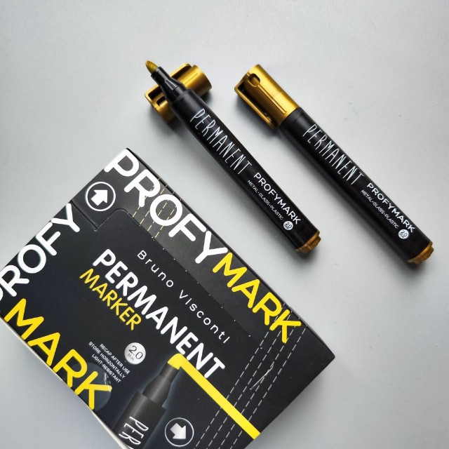 Маркер перм. золото BV ProfyMark Превью 5