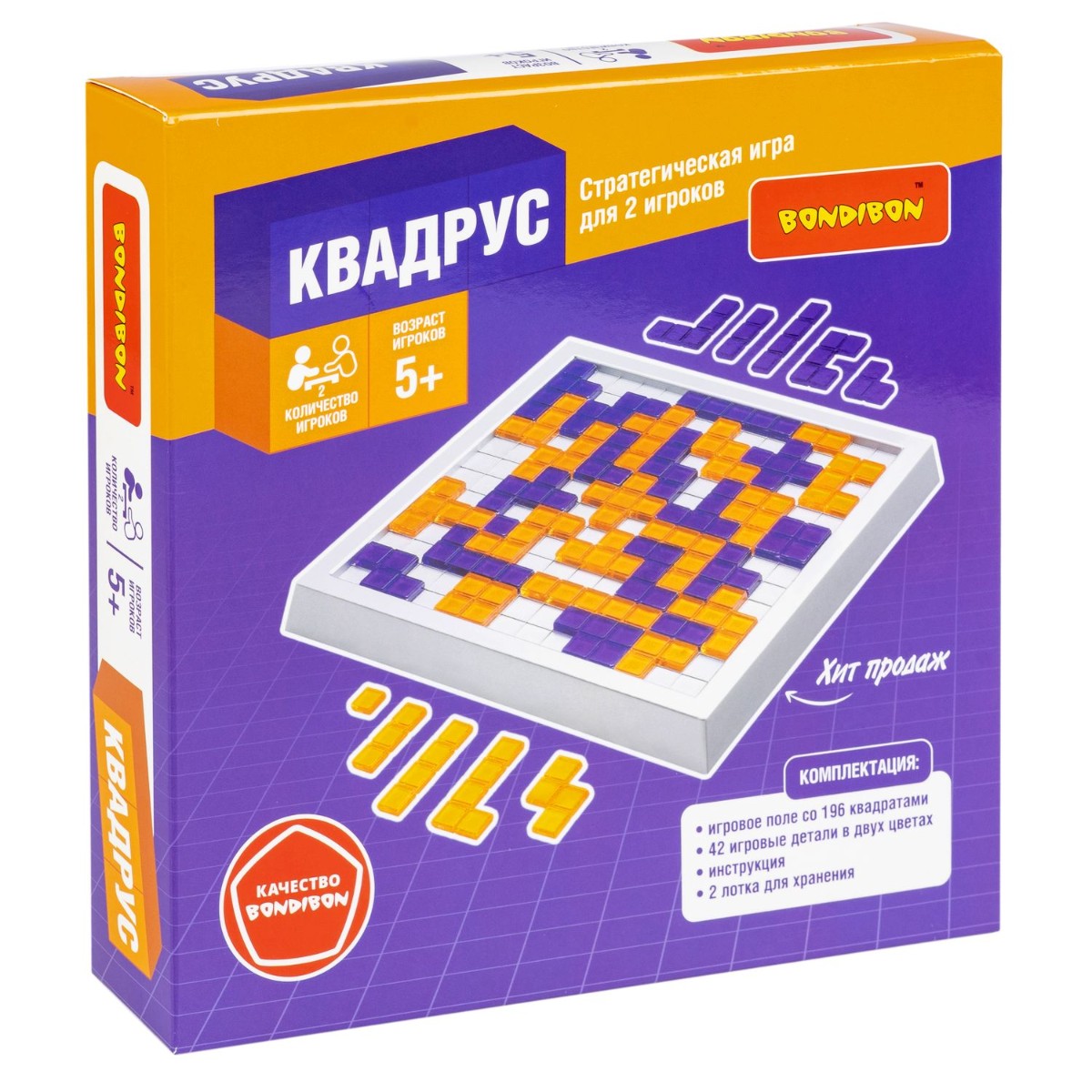 Игра Настольная КВАДРУС , BONDIBON 2023г. 1302,00р.