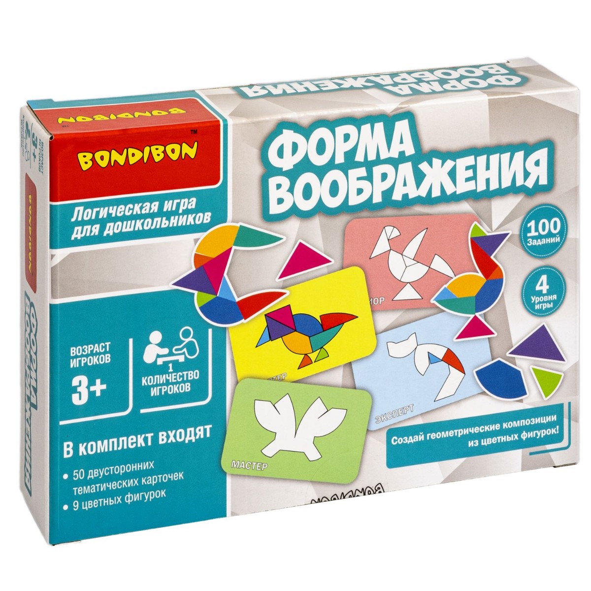 Игра Обучающая Форма воображения , BONDIBON 2022г. 823,00р.