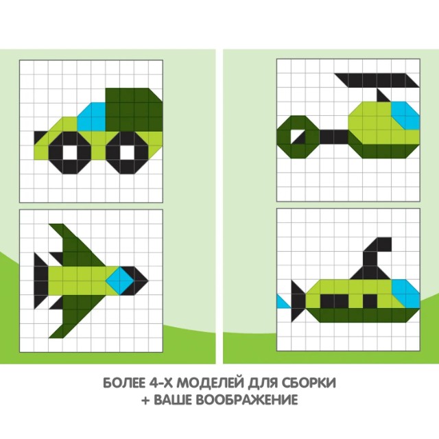 Игра Мозаика Военная техника 59 дет. Превью 1