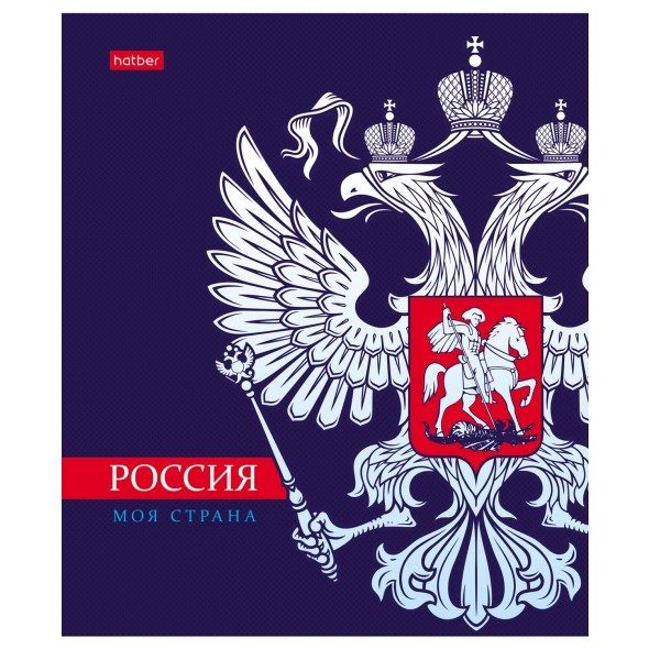 Тетрадь 48л кл Я люблю Россию, с гимном Превью 1