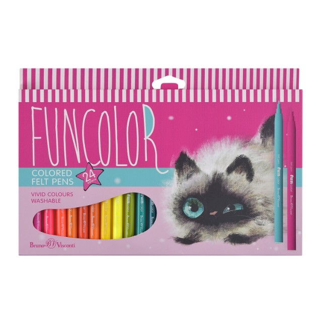 Фломастеры 24цв BV FunColor Превью 2