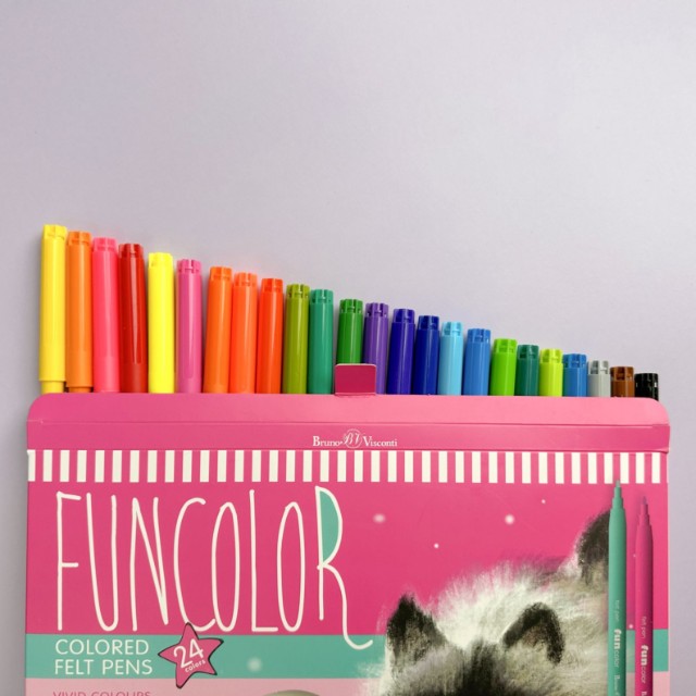 Фломастеры 24цв BV FunColor Превью 4