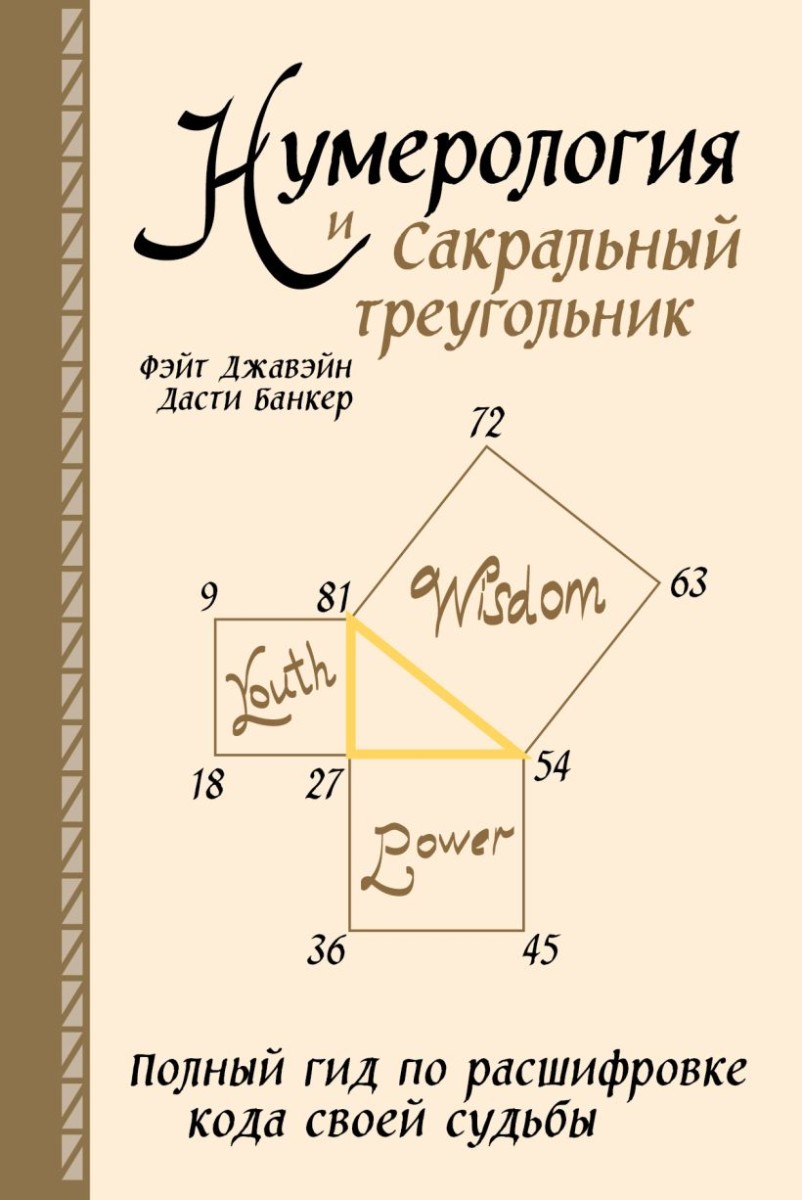 Нумерология и Сакральный треугольник. Полный гид по расшифровке кода своей  судьбы, Джавэйн Фейт, Банкер Дасти . Формула судьбы. Книги по нумерологии ,  Эксмо , 9785041226756 2023г. 810,00р.