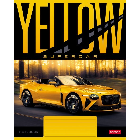 Тетрадь 18л клетка YELLOWsupercar Превью 1