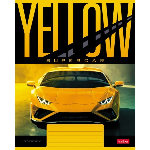 Тетрадь 18л клетка YELLOWsupercar Превью 4