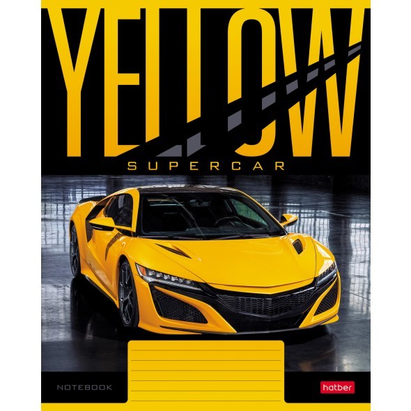 Тетрадь 18л клетка YELLOWsupercar Превью 2