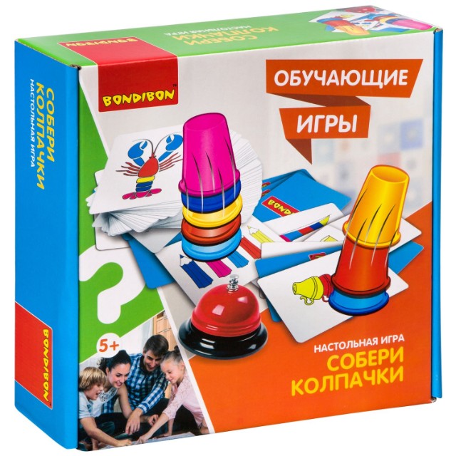 Игра Настольная Собери колпачки (Скоростные колпачки) Превью 0