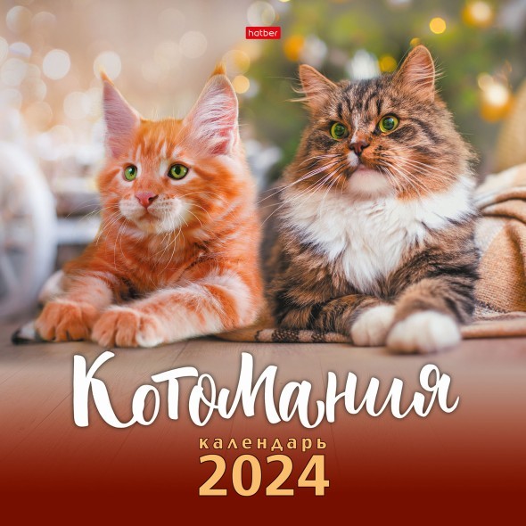 Календарь настенный 2024 6Кнп4_28450 КотоМания